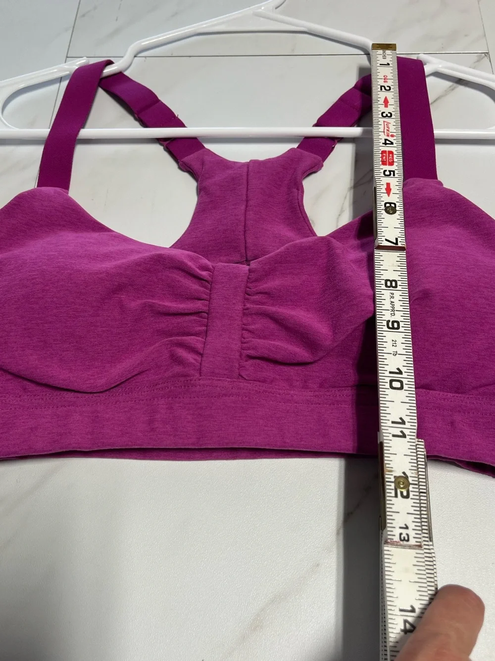 Beyond Yoga Space Dye On Center Bra Magenta Pink Size XS